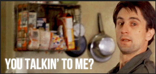 Розмова із самим собою. Таксист, Роберт, Де Ніро